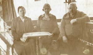 France Lille Group at Estaminet Café André Old Photo Capin 1933