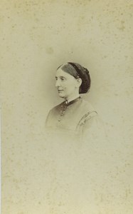 Ireland Dublin Woman Portrait Fashion Old CDV Photo Nelson & Marshall 1870