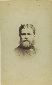 United Kingdom Hull Man Portrait Fashion Beard Old CDV Photo Friston Son 1870