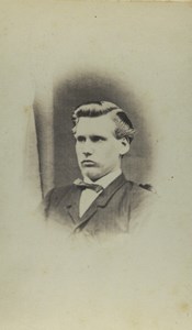 United Kingdom Long Sutton Man Portrait Fashion Old CDV Photo Starbuck 1870