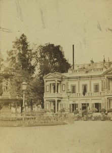 France Paris Champs Elysées restaurant Old CDV Photo 1860