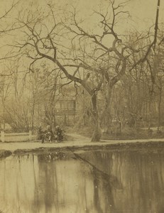 France Paris Zouaves at Bois de Boulogne Old CDV Photo 1860