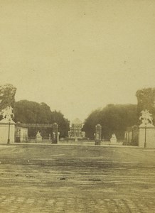 France Paris Jardin des Tuileries garden Old CDV Photo 1860 #1
