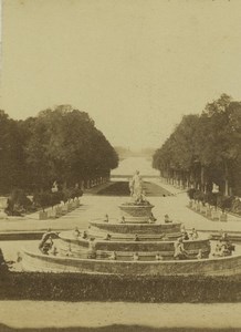 France Paris Jardin des Tuileries garden Old CDV Photo 1860 #2