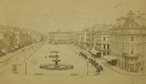 France Bordeaux les Allées de Tourny Old CDV Photo Neurdein 1870's