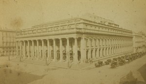 France Bordeaux Grand Theatre Old CDV Photo Neurdein 1870's