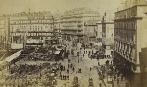 France Marseille Quai de la Fraternité Old Photo Neurdein 1870's