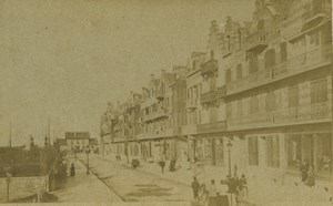 France Berck sur Mer Avenue de la Gare Old Photo Neurdein 1870's