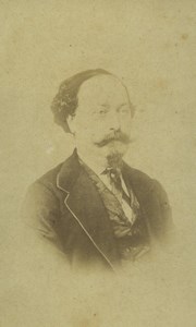 France Neufchatel en Bray Man Portrait Fashion Old CDV Photo 1875