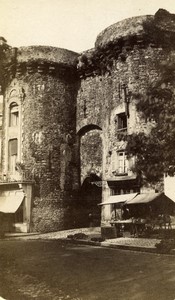 France Laval porte Beucheresse City Gate Old CDV Photo 1870's