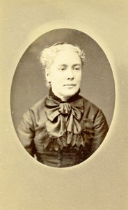 France Woman portrait Old CDV Photo 1880