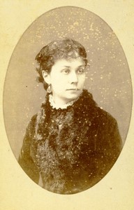 France Alger Woman portrait Old CDV Photo Geiser 1880