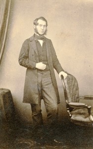 United Kingdom London Man portrait fashion Old CDV Photo Maull & Polyblank 1870
