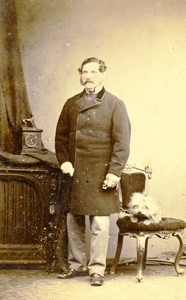 Ireland Dublin Man portrait Alderman Wilson Old CDV Photo Chancellor 1865