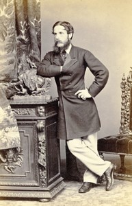 United Kingdom London Man portrait fashion Old CDV Photo Mayall 1870