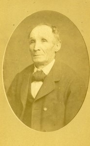France Millau Elderly Man portrait fashion Old CDV Photo Julien 1880