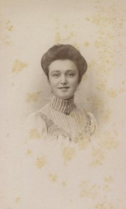 France Chartres woman portrait fashion Old CDV Photo Gallas 1900 #1