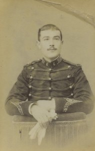 France Nancy Military portrait Uniform Old CDV Photo Odinot 1895