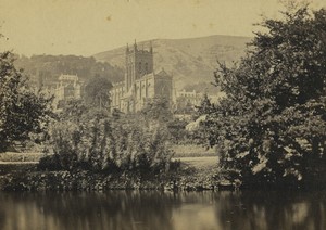 United Kingdom Malvern Priory Church Old CDV Photo Bedford 1870