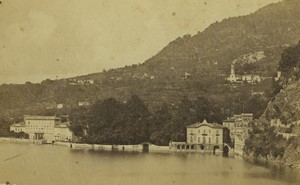 Italy Cernobbio Lake Como Villa d'Este Old CDV Photo Brogi 1870