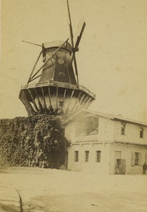 Germany Potsdam Historic Mill of Sanssouci Old CDV Photo 1870