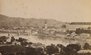Austria Linz panorama Old CDV Photo Huber 1870's