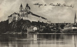 Austria Melk abbey Danube Old CDV Photo 1870's