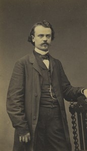 France Portrait Physicist Auguste Louis Maillard Old CDV Photo Petit 1866
