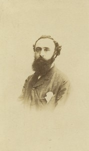 United Kingdom Portrait of Chemist Andrew Kurtz Old CDV Photo Ferranti 1867