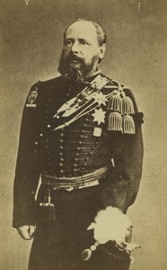Netherlands King Wilhelm III Portrait Old CDV Photo 1860