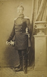 Germany Emperor Frederic III Portrait Old CDV Photo Haase 1860