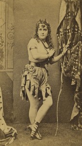 France Portrait actress Adah Isaacs Menken Old CDV Photo Sarony 1870