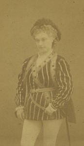 France Opera Soprano Lise Tautin Old CDV Photo Numa 1870