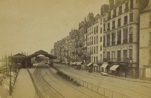 France Nantes Quai de la Fosse Old Photo 1875
