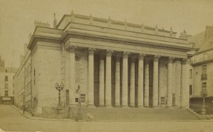 France Nantes the Great Theatre Graslin Old Photo 1875
