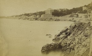 France Marseille Route de la Corniche seaside road Old Photo 1875