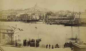 France Marseille Old Harbour Vieux Port Old Photo 1875