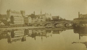 France Pau vue generale pont ancienne Photo 1875