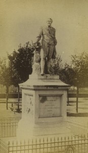 France Pau Henri IV Statue Old Photo 1875
