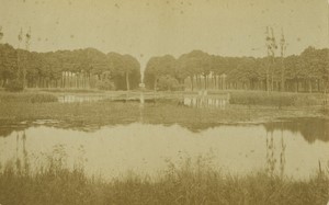 France Amiens Hautoie park Old Photo 1875