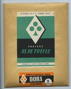 France Photo pocket paper As de Trèfle chamois mate