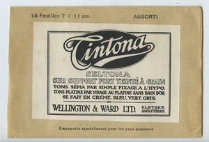 France photo pocket paper Tintona Wellington & Ward