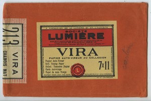 France photo advertising pocket paper Vira Lumière