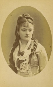 France Paris Claire Bafeville Old CDV photo Nadar 1880