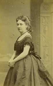 France Paris Opera Soprano Marie Marimon Old CDV photo Reutlinger 1870