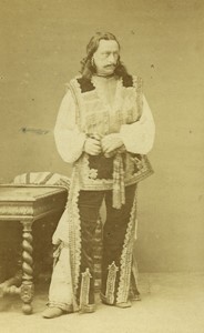 France Paris Stage Actor Philippe Latouche Theatre Old CDV photo Disderi 1870