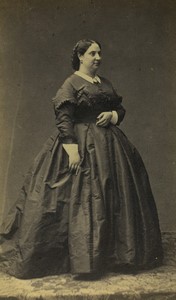 France Paris Stage Actress Madame Tedesco Theatre Old CDV photo Petit 1870