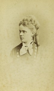 France Paris Unidentified Stage Actress? Old CDV photo Reutlinger 1870