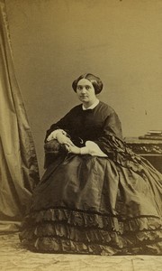 France Paris Marquise de Bethisy Bernardine de L'Espine Old CDV photo Ken 1860's
