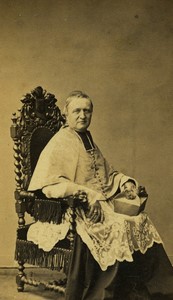 France Paris Archbishop Georges Chalandon Old CDV photo Petit 1860's